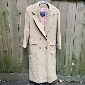 Vintage Burberry’s Camel Hair Overcoat